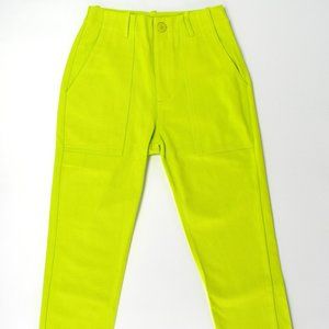 Fashion Brand Company Lime Cotton Trousers